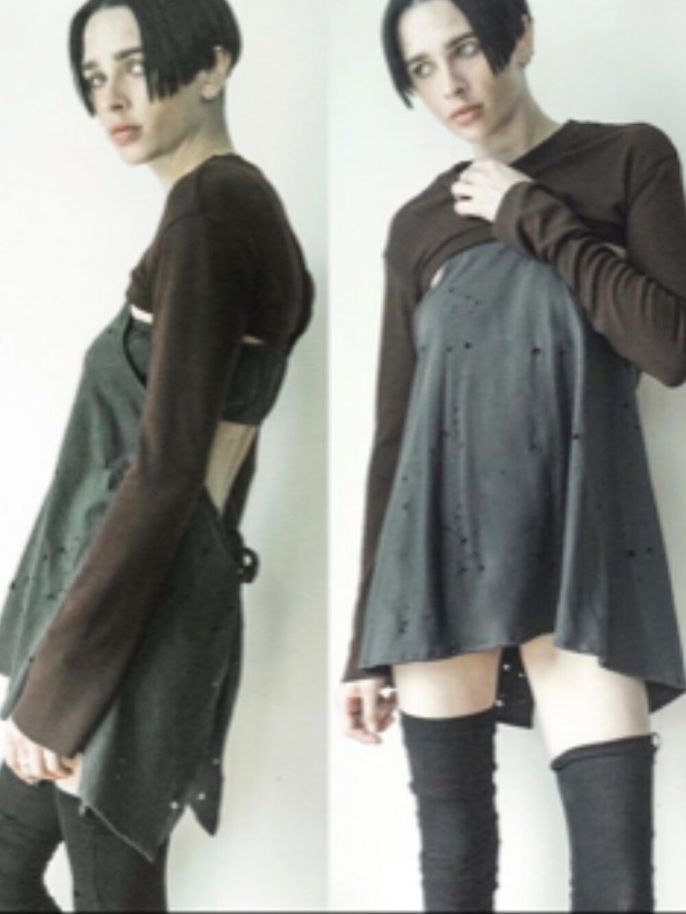 NWT Noctex Shrug in Roseblood
